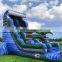 Tropical Fireblast Tsunami Waterslide Inflatable Kids Water Slide With Pool