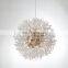New nordic gold wedding decorative luxury pendant lighting led modern crystal chandelier