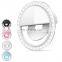 Rechargeable Clip-on Selfie Ring Fill Light beauty female selfie led light luz selfie for mobile phone