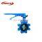 Ductile cast iron wafer type butterfly valve 2 inch