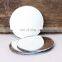 5 inch Round Mirror Glass Candle Plate Bevel Edge Table Centerpiece For Wedding