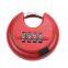 Cheap hot sale good quality high security 70mm round disc combination padlock