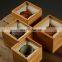 hot sale bamboo multi compartments tea bag organizer wooden box