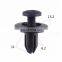 6mm Auto Bumper Fastener Clip Hole Rivet Retainer Push Engine Cover Car Door Bumper Cover Fasteners for Honda