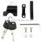 Alloy Helmet Lock Motorcycle Anti-Theft Fixed Multifunctional Helmet Lock Electric Car Handlebar For Car Accessories