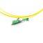 Jacket yellow Fiber Optic Patch cord SC/APC- LC/APC 5Meter Simplex Single mode G.657a1 2.0mm PVC  Fiber Optic Patch cord