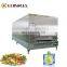 LONKIA Manufacturer IQF Fluidized Vegetable Freezer Strawberry Sweet Potato Chips Tunnel Freezer Machine