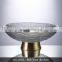 wholesale living room decorative crystal glass fruit plate