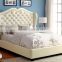 2016 double bed design furniture divan bed leather bed