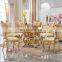 Hot sale dining table set Classic design Royal dining tables dining chairs