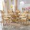 Classic dining room sets marble dining table and chair combination