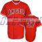 Sublimation/embroidery logo cheap plain polyester baseball jersey