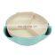 Wheat Straw Double Dish for Pistachios, Peanuts, Nuts, Fruits, Candies, Snacks Plastic Serving Dishes and Bowls