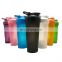 wholesale 400ml 600ml plastic bpa free customized gym protein shaker bottle with logo