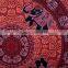 Indian Tapestry Cotton Brown Mandala Elephants Vintage Wall Hanging Tapestries Throw Bedsheet