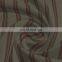 Stock Fabric Yarn Dyed Polyester Rayon Stripe Fabric For Garments
