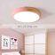 Bedroom LED Ceiling Lights Round Lamp Bathroom Porch Colorful Ceiling Lamps