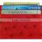 high quality luxury colorful genuine ostrich skin leather credit card holder change wallet purse