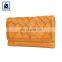 New Arrival Premium Quality Swiss Cotton Lining Flap Closure Type Fashion Style Genuine Leather Women Wallet at Bulk Price