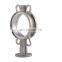 Sand casting valve body durable material long service life for oil water cast iron butterfly valve body