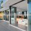 Modern Bi-folding wooden Door Shop Restaurant Aluminum Folding Door For Sale