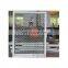 aluminum fixed windows glass louver window with burglar mesh