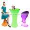 bar stool set chairs  / LED Outdoor Waterproof Glow Patio LED Tables and Chairs Furniture Hire Plastic Bar Stool