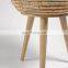 Hot Selling Removeable Leg Water Hyacinth Planter with Stand wicker plant stand basket planter pot wholesale