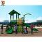 TUV Plastic Slide Play Set Amusement Forest Theme Game Rides Outdoor Ground House Toy Indoor Equipment for Kids Preschool