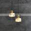 Modern Brass Pendant Light Creative LED Chandelier For Home Dining Room Bedroom Alabaster Hanging Lamp
