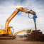 Excavating and renovating spiral drilling rig Tree pit machine Spiral pile driver Rotary drill