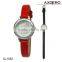 2015 trendy promotional PU band women watches with Japan Movt quartz with CE&RoHS certificate