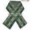 Wholesale Warm Acrylic Jacquard Checked Plaid Baby Boys Winter Scarf