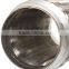 Stainless exhaust flexible pipes with inner braid