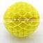 Lovely Hanging Paper Honeycomb Balls for Outdoor Decoration