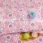 50% Cotton 50% Polyester 180TC Pigment Printing Pink Round Design for Bedding Set