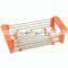 household zoomable draining dish rack dish drainer with tray kitchen sink dish drainer