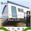 prefab flat roof two storey 4 bedroom container house plans SGS tested hanging force F65.8kg with reference GB/T 23451-2009
