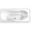 China pure simple white freestanding acrylic bathtub