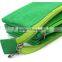 Trasfit 3 Pocket Canvas Pen Pencil Case Holder Stationery Pouch Bag Case Cosmetic Bags (GREEN)