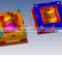 Plastic injection mold manufacture custom made plastic double curve optical lens goggles mould naked glasses