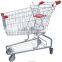 American shopping cart supermarket cart metal shopping cart with high quality