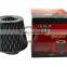 Universal 3''Inch (76mm) JDM Short Ram/Turbo/Cold Air Flow Intake Filter, Red/Blue/Silver/Carbon Fiber Air Filter with Clamp