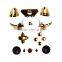 Replacement ABXY Bumper Trigger Button Set for XBOX One Controller Chome Gold