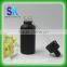 30ml black frosted glass dropper bottle