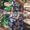 Girl flower one piece maxi dress