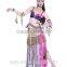 Hot Pink Stylish Fringe Hip Scarf Tribal Belly Dance Costume girl latin dance dress