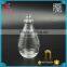 Unique 140ml clear glass aroma diffuser bottle