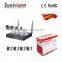 cctv camera system H.264 video coding 2 array led 40m infrared distance 8ch wireless nvr kit