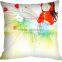 Digital printing plush pillow/ custom plush pillow